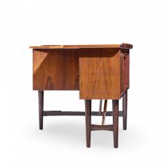 Peter L vig Nielsen Peter Lovig Nielsen Peter Lovig Nielsen Mid Century Danish Rosewood Boomerang Desk - 4477758