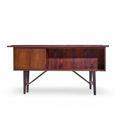 Peter L vig Nielsen Peter Lovig Nielsen Peter Lovig Nielsen Mid Century Danish Rosewood Boomerang Desk - 4477763