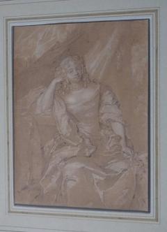 Peter Lely Old Master Portrait Drawing School of Sir Peter Lely - 1072703