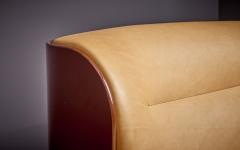 Peter Maly Pair of Trinom Lounge Chairs by Peter Maly for Cor in Cognac Brown Leather - 3230796