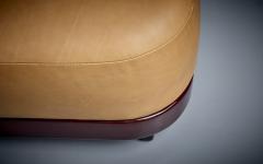 Peter Maly Pair of Trinom Lounge Chairs by Peter Maly for Cor in Cognac Brown Leather - 3230798