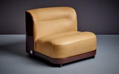 Peter Maly Pair of Trinom Lounge Chairs by Peter Maly for Cor in Cognac Brown Leather - 3230800