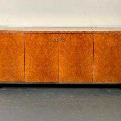 Peter Marino Modern Sideboard or Cabinet in Maple Marble and Brass Monumental - 3273158