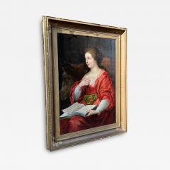 Peter Paul Rubens OLD MASTER WOMAN READING BOOK WITH COW DONKEY FOLLOWER OF RUBENS PAINTING - 3952481