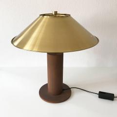 Peter Preller Large Mid Century Modern Table Lamp by Peter Prelller for Tecta Germany 1980s - 3157063