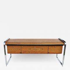 Peter Protzman Peter Protzmann Zebrawood and Chrome Credenza for Herman Miller - 2766558