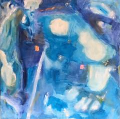 Peter Rossiter Blue Abstract - 4551698