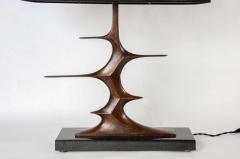 Peter Van Heeck Pair bronze sculptural lamps - 726368