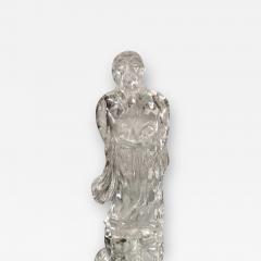 Petit Antique Chinese Rock Crystal Sculpture of a Scholar - 1810187