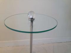 Petite Drinks Table with Marble Base - 1243643