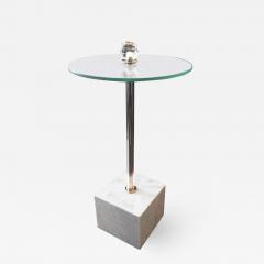 Petite Drinks Table with Marble Base - 1243984