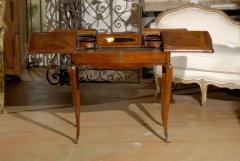 Petite French Louis XV Style Walnut Slant Front Desk Stamped circa 1810 - 3415408