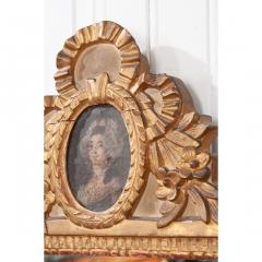 Petite Italian 19th Century Gold Gilt and Painted Mirror - 1936936