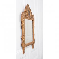 Petite Italian 19th Century Gold Gilt and Painted Mirror - 1936940