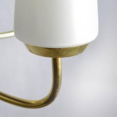 Petite Italian Brass Chandelier 1950s - 97011
