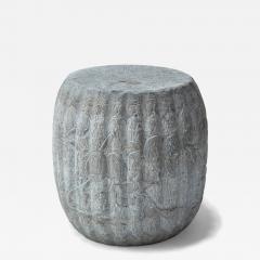 Petite Melon Stone Drum with Fruit Flora - 4214199