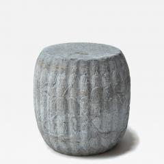 Petite Melon Stone Drum with Fruit Flora - 4288280