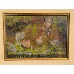 Petite Original Jean Charles Bouloc Oil Painting of a Man - 4549820