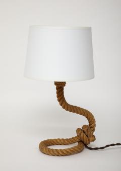 Petite Rope Table Lamp by Audoux Minnet France 1960s - 3523003