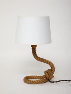 Petite Rope Table Lamp by Audoux Minnet France 1960s - 3523004