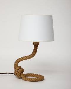 Petite Rope Table Lamp by Audoux Minnet France 1960s - 3523007