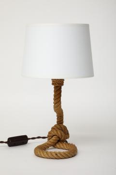 Petite Rope Table Lamp by Audoux Minnet France 1960s - 3523009