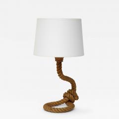 Petite Rope Table Lamp by Audoux Minnet France 1960s - 3527382