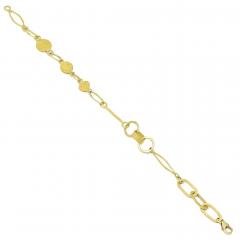Petra Class High Karat Gold Mixed Chain Link Elements Bracelet Petra Class 2022 - 4710370