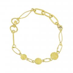 Petra Class High Karat Gold Mixed Chain Link Elements Bracelet Petra Class 2022 - 4710660
