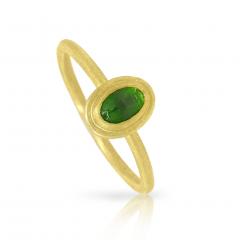 Petra Class Petra Class Emerald Cabochon Gold Oval Stack Ring - 4825996