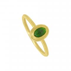 Petra Class Petra Class Emerald Cabochon Gold Oval Stack Ring - 4826025