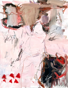 Petra Schott Her Angel Abstract painting 2024 - 4010496