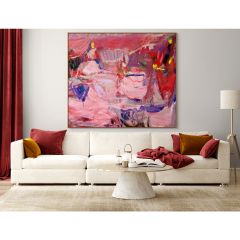 Petra Schott Meeting Pleasure Meeting Pain Abstract painting 2024 - 4010507