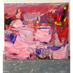 Petra Schott Meeting Pleasure Meeting Pain Abstract painting 2024 - 4010525