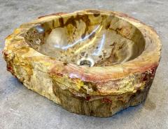 Petrified Wood Sink In Beige Brown Yellow Tones Top Quality IDN 2025 - 4319965
