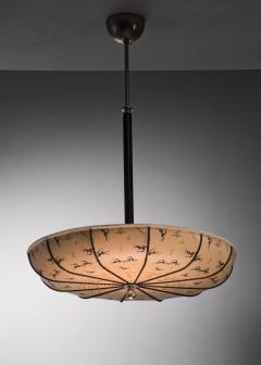 Pewter and fabric pendant Sweden - 2969266