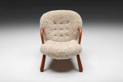Philip Arctander Clam Chair in Sheepskin by Philip Arctander 1944 - 2598469