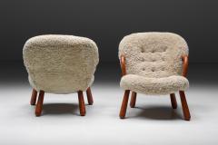 Philip Arctander Clam Chair in Sheepskin by Philip Arctander 1944 - 2598470
