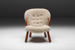 Philip Arctander Clam Chair in Sheepskin by Philip Arctander 1944 - 2598472