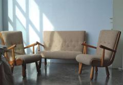 Philip Arctander Pair of Scandinavian Armchairs in the Style of Philip Arctander - 1021913