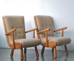 Philip Arctander Pair of Scandinavian Armchairs in the Style of Philip Arctander - 1021914