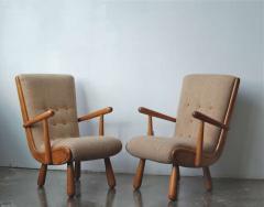 Philip Arctander Pair of Scandinavian Armchairs in the Style of Philip Arctander - 1021916