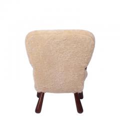 Philip Arctander Sheepskin Clam Easy Chair Attributed to Philip Arctander - 814316