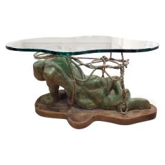 Philip Kelvin LaVerne Philip Kelvin LaVerne Persephone Enslaved Sculpture Coffee Table 1970s - 401011