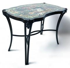 Philip Kelvin LaVerne Philip and Kelvin LaVerne Pompadour Occasional Table in Patinated Bronze - 378791