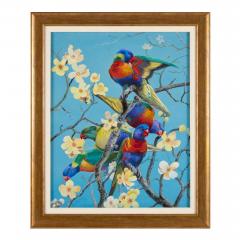 Philip Rickman Four Watercolour Studies of Australian Parrots by Philip Rickman - 4697760