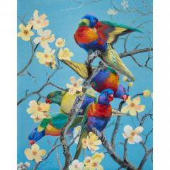 Philip Rickman Four Watercolour Studies of Australian Parrots by Philip Rickman - 4697762