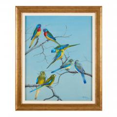 Philip Rickman Pair of Watercolour Studies of Exotic Parrots by Philip Rickman - 4697771