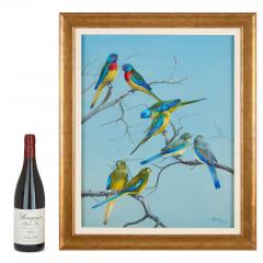 Philip Rickman Pair of Watercolour Studies of Exotic Parrots by Philip Rickman - 4697777
