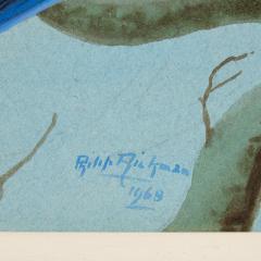 Philip Rickman Set of Five Ornithological Watercolours of Rosellas By Rickman Philip - 4644970